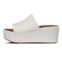 FitFlop ciabatta donna ELOISE LEATHER WEDGES - STONE