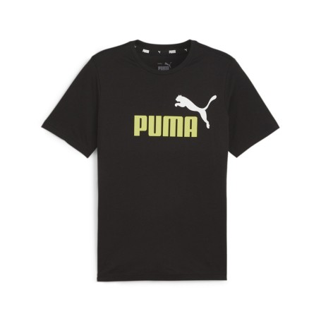 PUMA 586759-96 T-Shirt Uomo Puma Black Lime Sheen