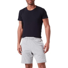 Champion Legacy Icons Pants-Small Script Logo Athletic Jersey Combed Bermuda Pantaloncini