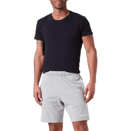 Champion Legacy Icons Pants-Small Script Logo Athletic Jersey Combed Bermuda Pantaloncini