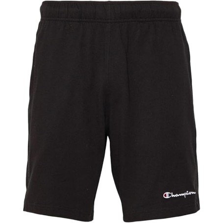 Champion Legacy Icons Pants-Small Script Logo Athletic Jersey Combed Bermuda Pantaloncini