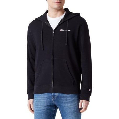 Champion Legacy Icons - Heavy Spring Terry Small Script Logo Full-Zip Felpa con Cappuccio