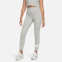 Nike DV7795-063 W NSW NK CLSC GX HR TGHT SWSH Leggings Donna Dk Grey Heather/Sail
