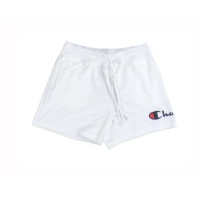 Champion SHORTS TCV Cottone Lycra gr.230 Basic Logo Grande Bianco