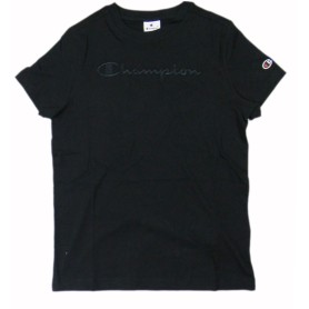 Champion TEE Light Cotton Jersey Donna Cotone Nero