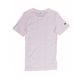 Champion TEE Soft Cotton 1x1 Rib Donna Cotone Rosa