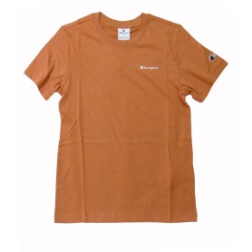 Champion TEE Light Cotton Jersey Donna Logo Piccolo Cotone Mattone