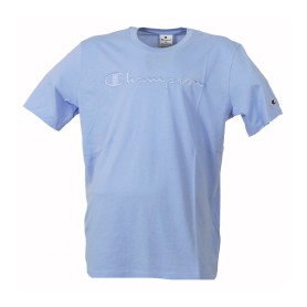 Champion SS TEE Light Cotton Jersey Uomo Logo Grande Cotone Rosso