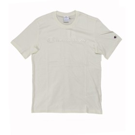 Champion SS TEE Light Cotton Jersey Uomo Logo Grande Cotone Naturale