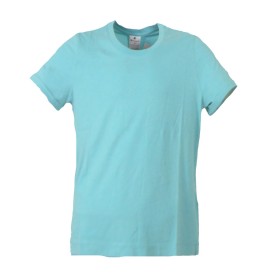 Champion SS TEE Light Cotton Jersey Donna cotone Azzurro