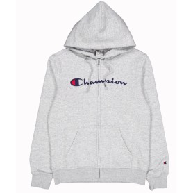 Champion FULL ZIP HOODIE SWEATSHIRT Heavy Soft Compact Spring Poly Terry Uomo