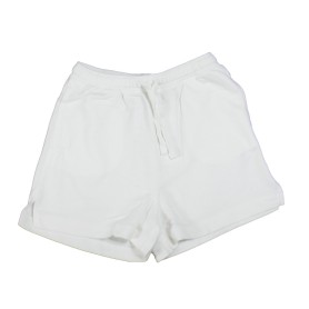 Champion SHORTS Nano Terry Donna gr.220 87%Cotton 13%Polyester Bianco