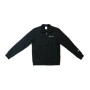 Champion FULL ZIP SWEATSHIRT Heavy Soft Compact Spring Poly Terry Uomo Nero