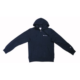 Champion FULL ZIP HOODIE SWEATSHIRT Heavy Soft Compact Spring Poly Terry Uomo