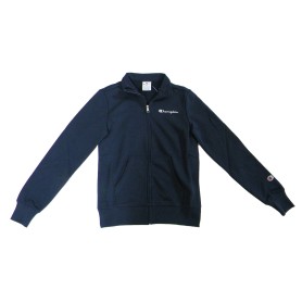 Champion FULL ZIP SWEATSHIRT Heavy Soft Compact Spring Poly Terry Donna Blu Navi