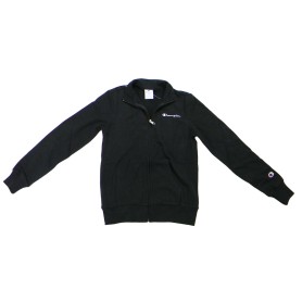 Champion FULL ZIP SWEATSHIRT Heavy Soft Compact Spring Poly Terry Donna Nero