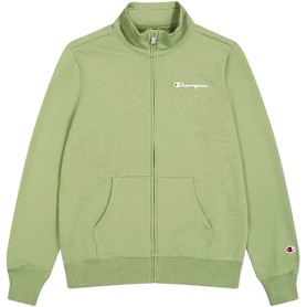 Champion FULL ZIP SWEATSHIRT Heavy Soft Compact Spring Poly Terry Donna Verde