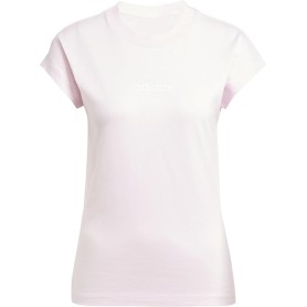 adidas t-shirt in cotone Essentials Linear donna colore rosa JG8659