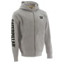Caterpillar Men's Full-Zip Hooded Sweatshirt Grigio
