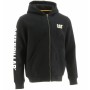 Caterpillar Men's Full-Zip Hooded Sweatshirt Nero
