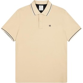 Champion POLO M/M Light Cotton Pique uomo Cotone Beige