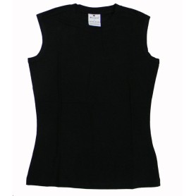 Champion TANK Fine Stretch Jersey donna Nero