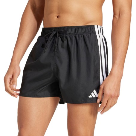 Adidas 3 Stripes 3 Swimming Shorts Black