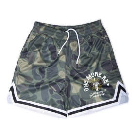 Srimmage Bermuda Basketball CAMO WOOD ONE MORE REP Green