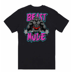Scrimmage t-shirt Basketball uomo BEAST MODE Black