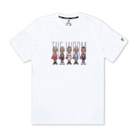 Scrimmage t-shirt Basketball uomo WORM ANTHOLOGY White