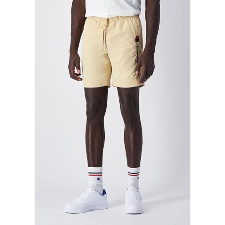 Champion BEACHSHORT Crinckle Taslon Water Repellent gr.125 Uomo Beige