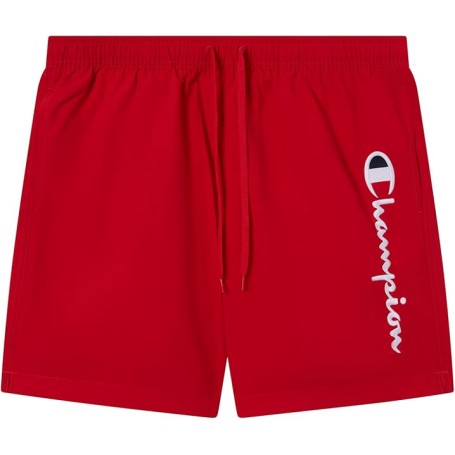 Champion BEACHSHORT Crinckle Taslon Water Repellent gr.125 Uomo Rosso