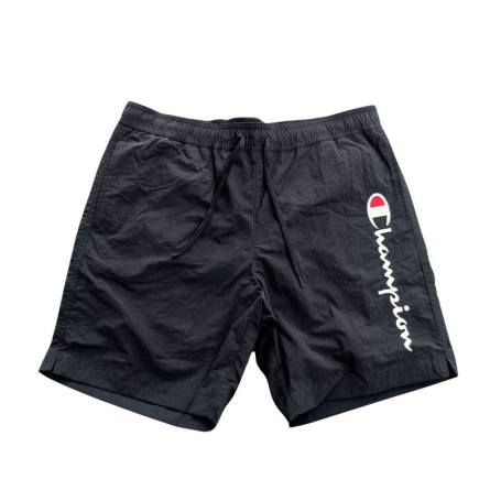Champion BEACHSHORT Crinckle Taslon Water Repellent gr.125 Uomo Nero