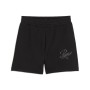 PUMA Ess Script High-Waist Shorts 5"