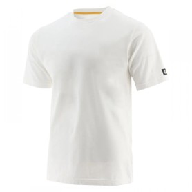 Caterpillar CAT T-SHIRT Essential Crew Neck Tee White