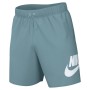 NIKE DX0502-010 M NK Club Alumni HBR FT Short Pantaloni Sportivi Uomo Denim Turq/ Denim Turq/ White