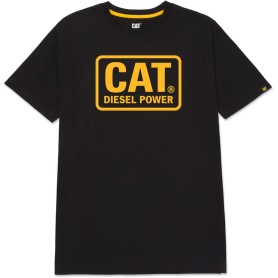 Maglietta Caterpillar CAT Diesel Power con vestibilità classica Black-Yellow