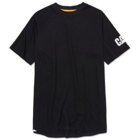 Maglietta Caterpillar CAT Lightweight Cooling S-S Crew Tee Black