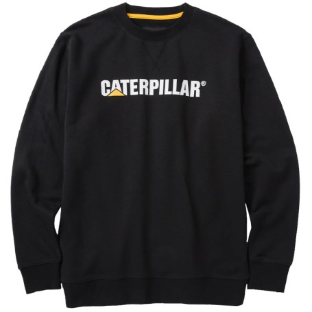 Felpa Uomo girocollo Caterpillar CAT - Midweight Crewneck Sweatshirt Black