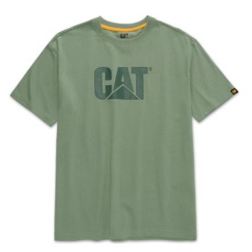 T-shirt Caterpillar CAT - Trademark Logo Tee Iceberg Green