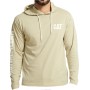 T-Shirt manica lunga con cappuccio CAT - UPF Defender Long Sleeve Tee Peyote