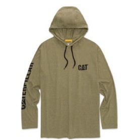 T-Shirt manica lunga con cappuccio CAT - UPF Defender Long Sleeve Tee Marshland Heather