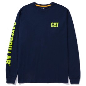 T-Shirt CAT® a Maniche Lunghe – Trademark Banner Long Sleeve