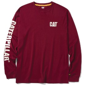 T-Shirt CAT® a Maniche Lunghe – Trademark Banner Long Sleeve