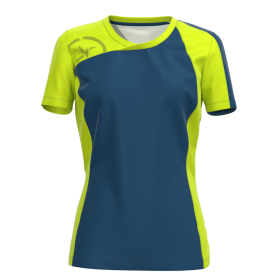 Great Escapes Tremiti evo lady t-shirt B gibraltar sea / lime green