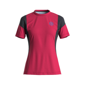 Great Escapes Arco lady t-shirt persian red/vulcan