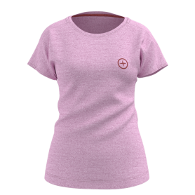 Great Escapes Linda lady t-shirt silver pink