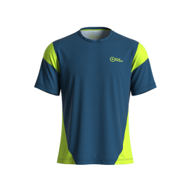 Great Escapes Arco man t-shirt gibraltar sea / lime green