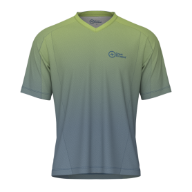 Great Escapes Dru man t-shirt llime green shadded