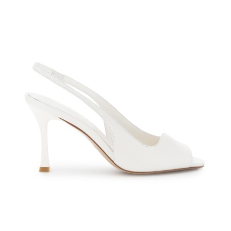 SANDALO CON LACCIO DIETRO IN NAPPA